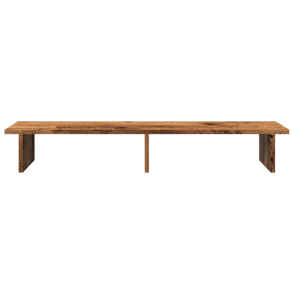 Monitor Stand Old Wood 100x27x15 cm Engineered Wood