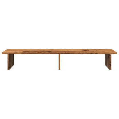 Monitor Stand Old Wood 100x27x15 cm Engineered Wood