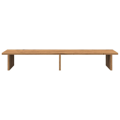 Monitor Stand Artisian Oak 100x27x15 cm Engineered Wood