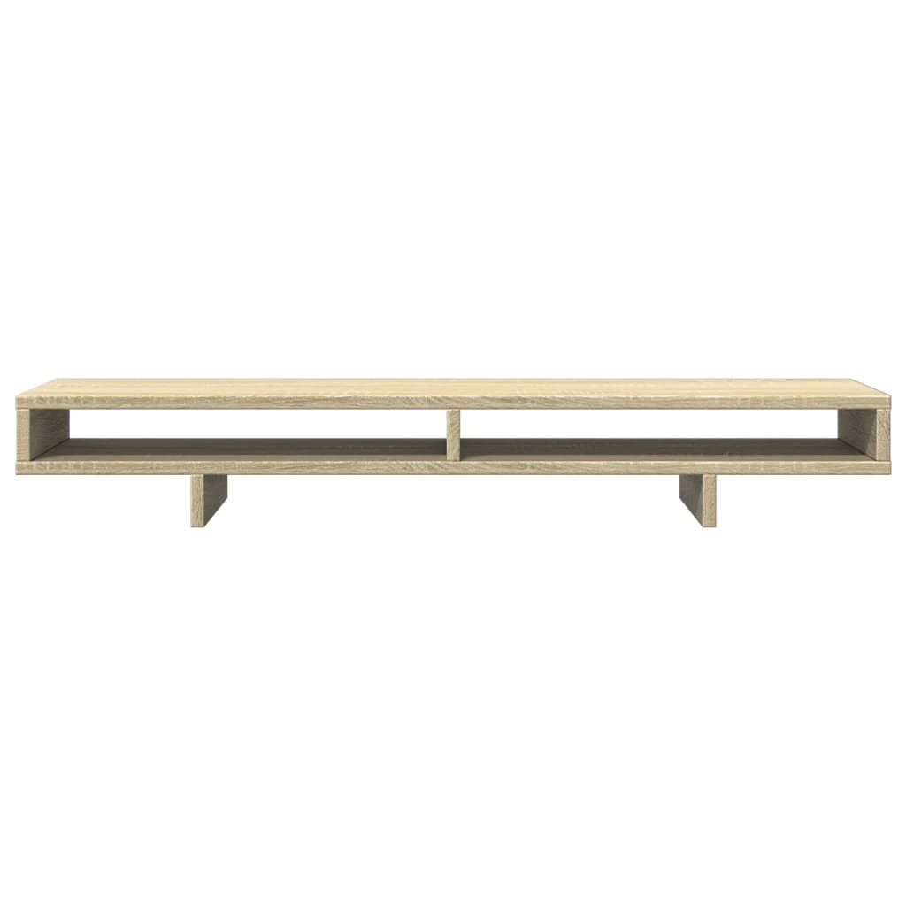 Monitor Stand Sonoma Oak 100x27x15 cm Engineered Wood