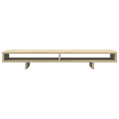 Monitor Stand Sonoma Oak 100x27x15 cm Engineered Wood