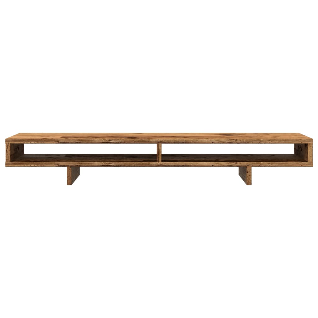 Monitor Stand Old Wood 100x27x15 cm Engineered Wood