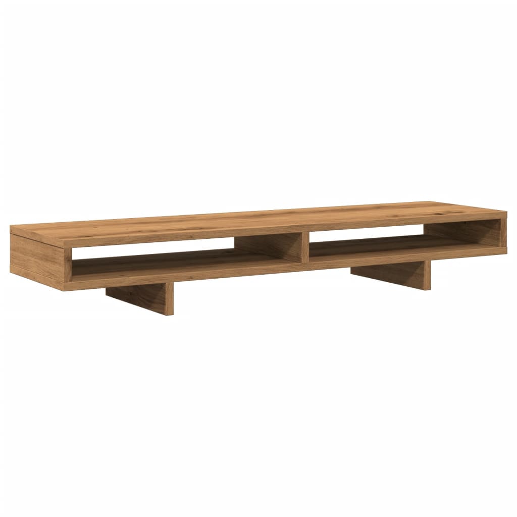 Monitor Stand Artisian Oak 100x27x15 cm Engineered Wood