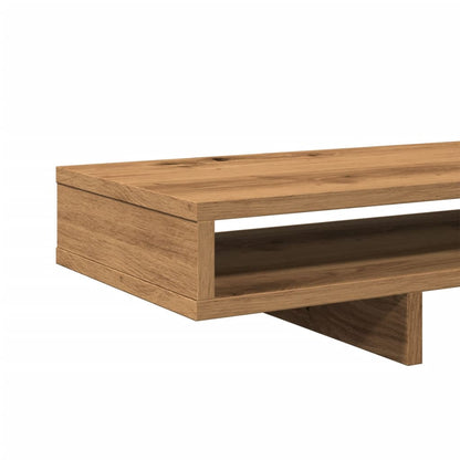 Monitor Stand Artisian Oak 100x27x15 cm Engineered Wood