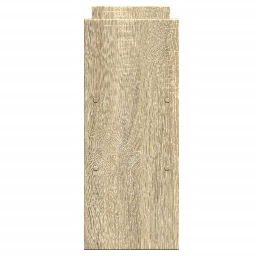 Desk Organiser Adjustable Sonoma Oak 40x17x41 cm Engineered Wood