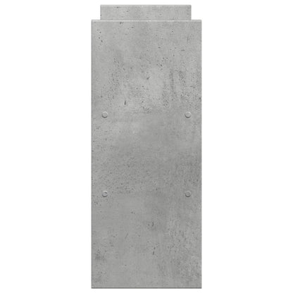 Desk Organiser Adjustable Concrete Grey 40x17x41 cm Engineered Wood
