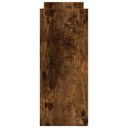 Desk Organiser Adjustable Smoked Oak 40x17x41 cm Engineered Wood