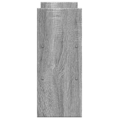 Desk Organiser Adjustable Grey Sonoma 40x17x41 cm Engineered Wood