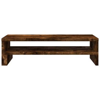 Monitor Stand Smoked Oak 54x22x15 cm Engineered Wood