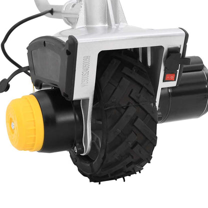 Trailer Jack Wheel 12 V 550 W Aluminium