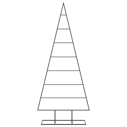 Metal Christmas Tree for Decoration Black 150 cm