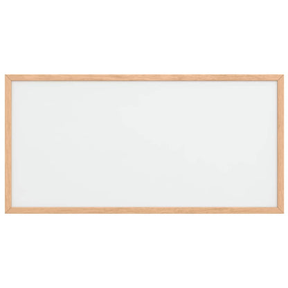 Magnetic Whiteboard with Solid Pine Wood Frame 60x30 cm