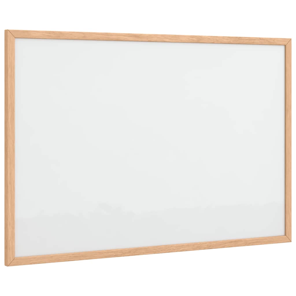 Magnetic Whiteboard with Solid Pine Wood Frame 60x40 cm