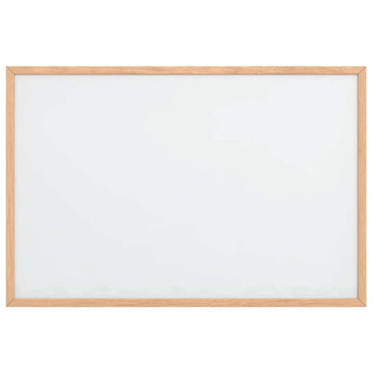 Magnetic Whiteboard with Solid Pine Wood Frame 60x40 cm