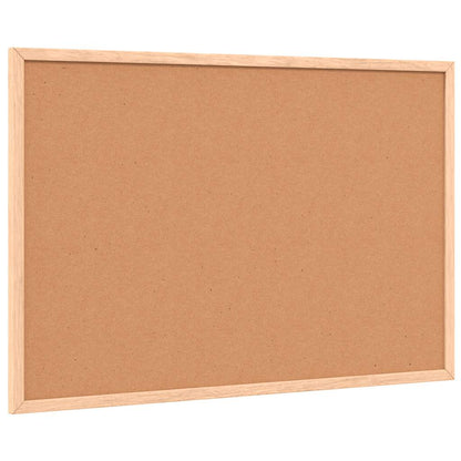 Magnetic Whiteboard with Solid Pine Wood Frame 60x40 cm