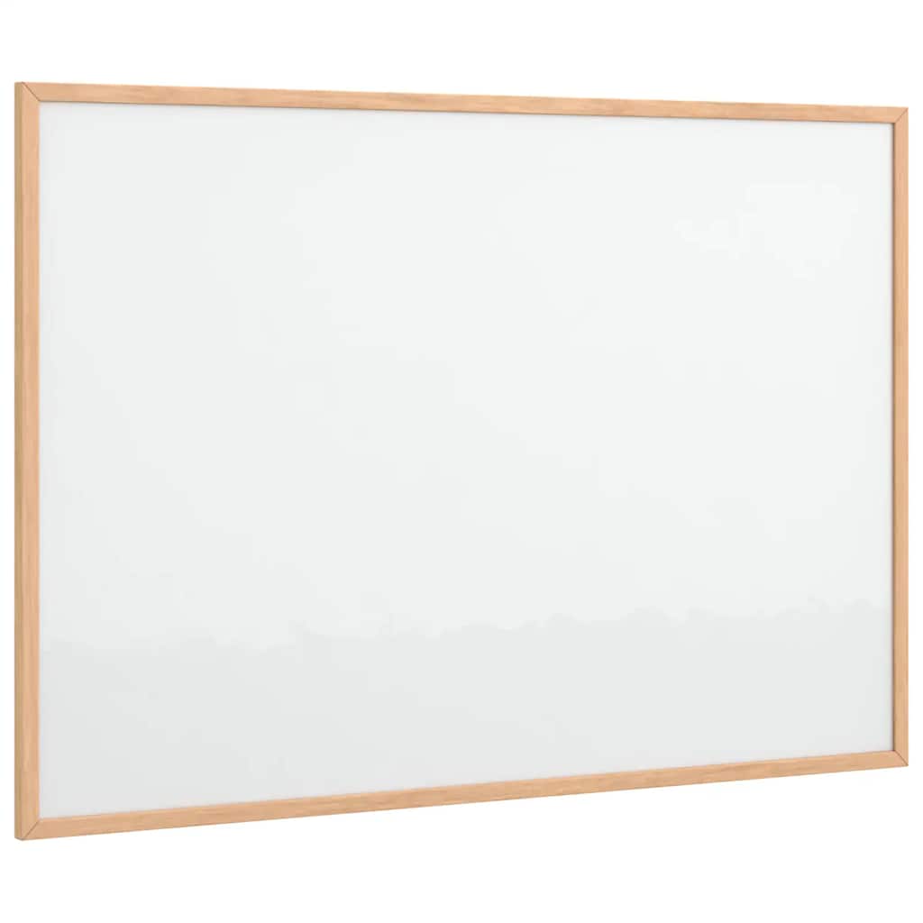Magnetic Whiteboard with Solid Pine Wood Frame 80x55 cm