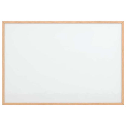Magnetic Whiteboard with Solid Pine Wood Frame 80x55 cm