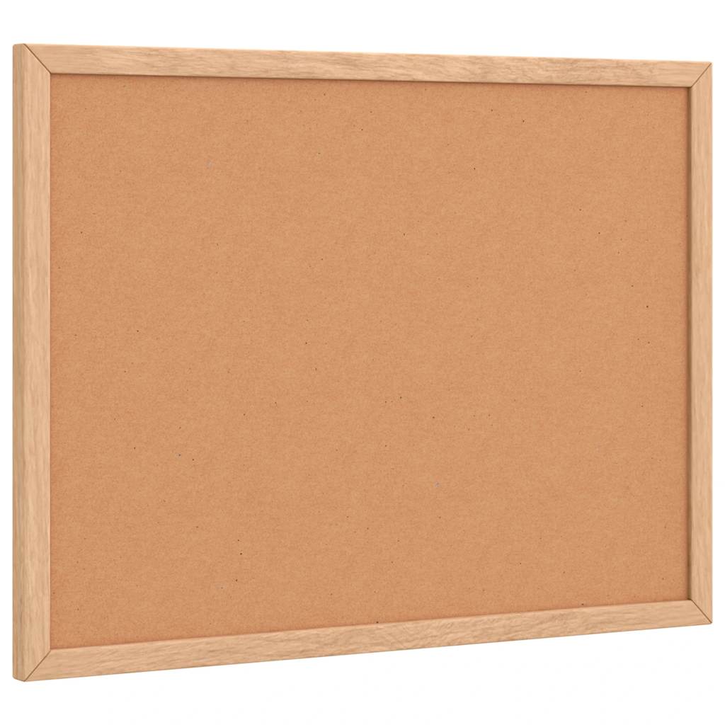 Cork Board with Solid Pine Wood Frame 40x30 cm