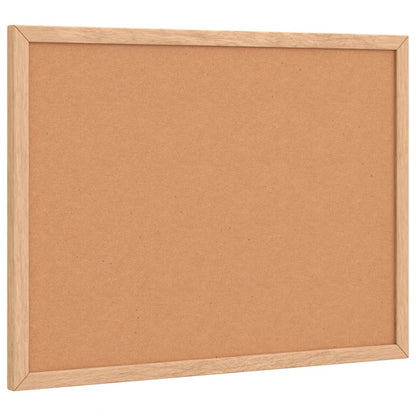 Cork Board with Solid Pine Wood Frame 40x30 cm