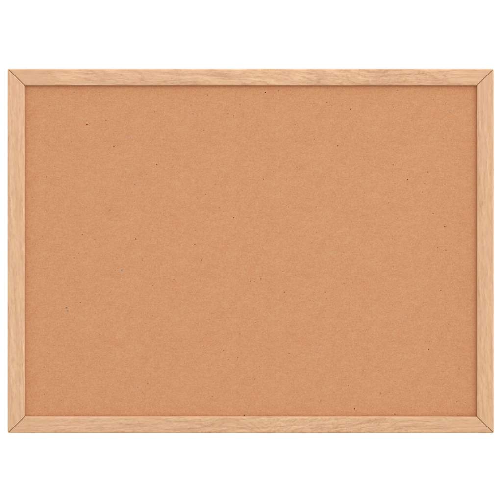 Cork Board with Solid Pine Wood Frame 40x30 cm