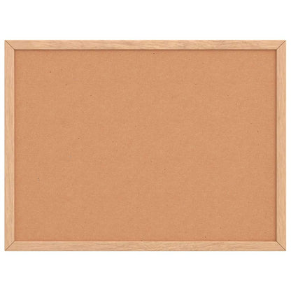 Cork Board with Solid Pine Wood Frame 40x30 cm
