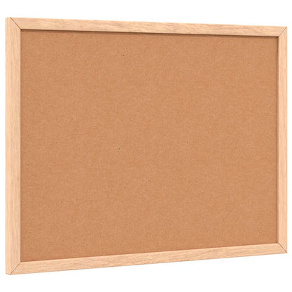 Cork Board with Solid Pine Wood Frame 40x30 cm