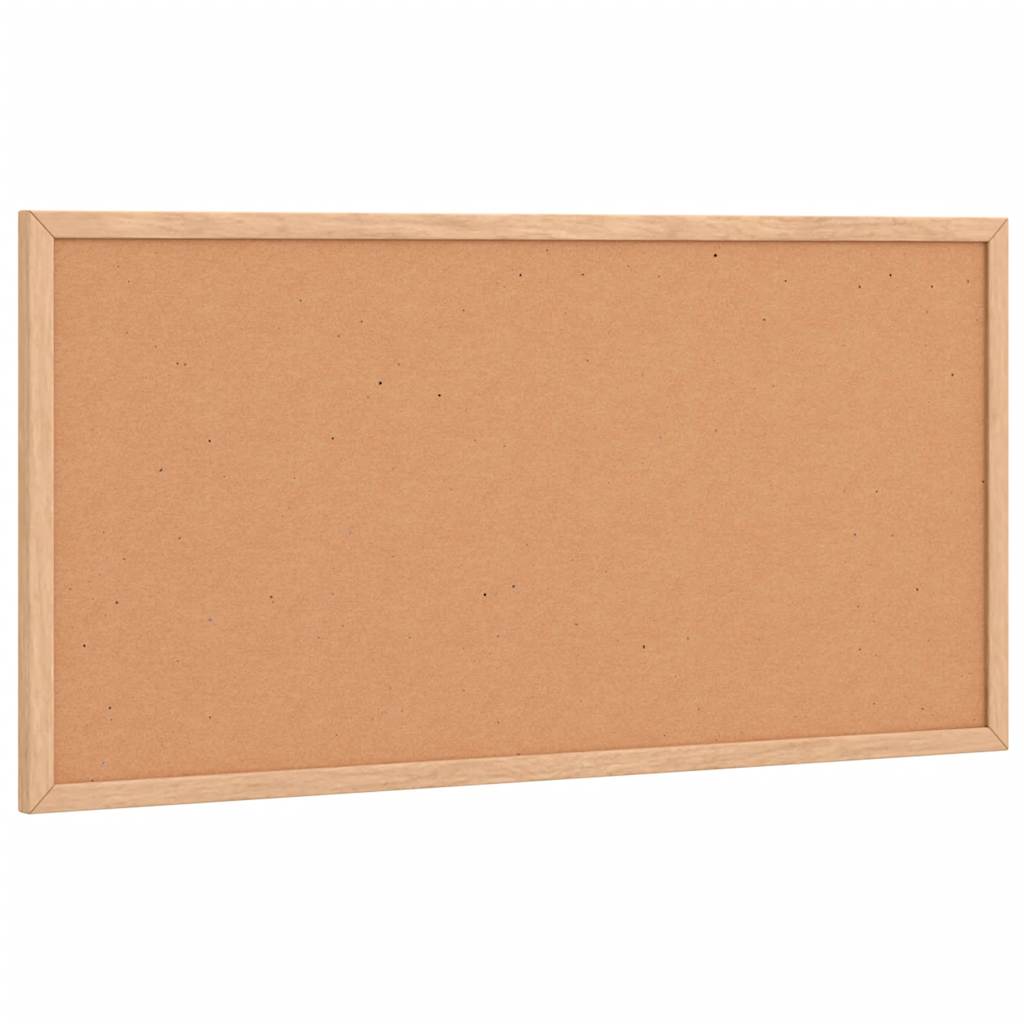 Cork Board with Solid Pine Wood Frame 60x30 cm
