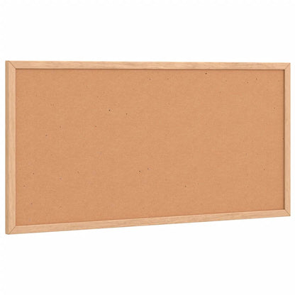 Cork Board with Solid Pine Wood Frame 60x30 cm