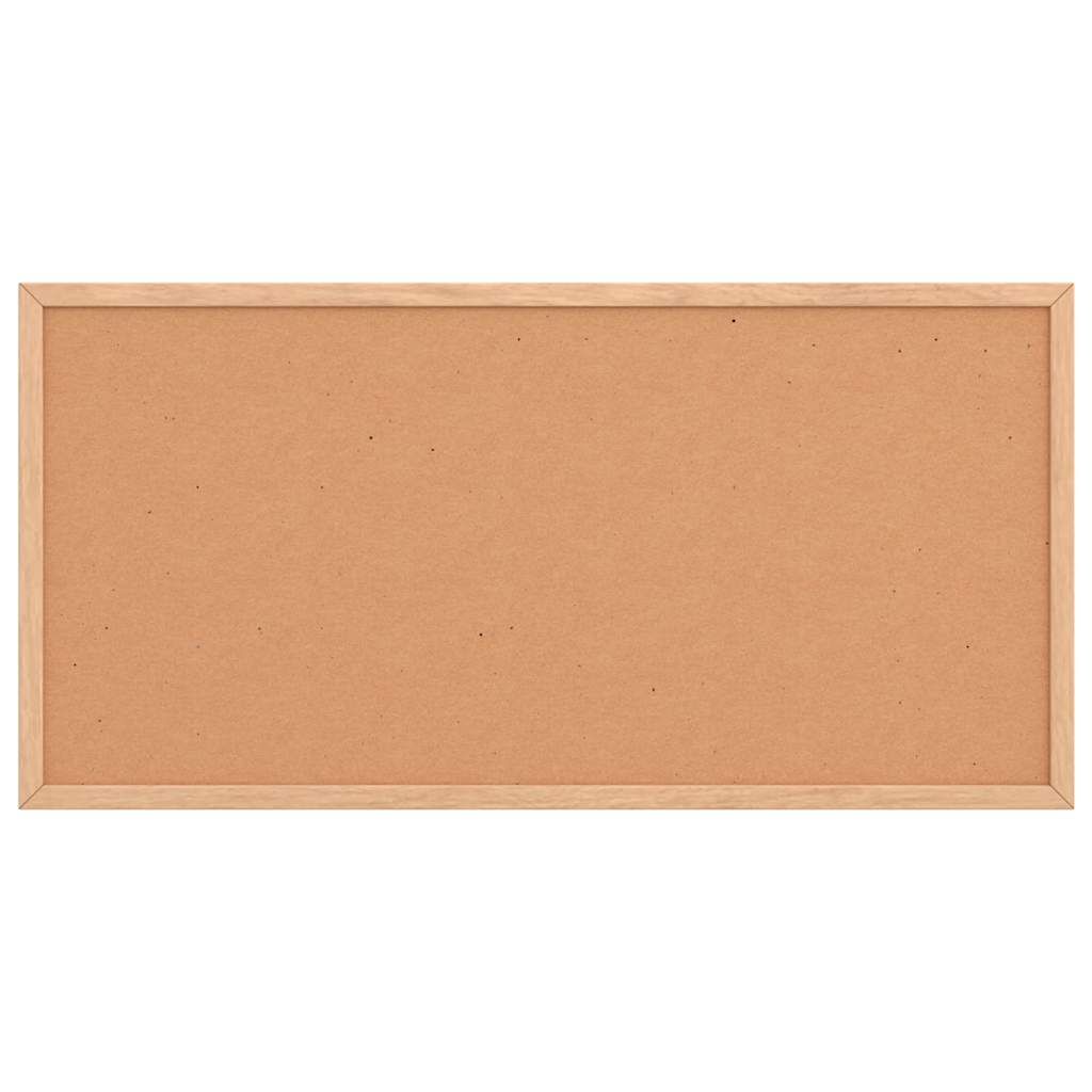Cork Board with Solid Pine Wood Frame 60x30 cm