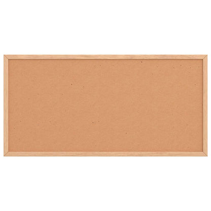 Cork Board with Solid Pine Wood Frame 60x30 cm