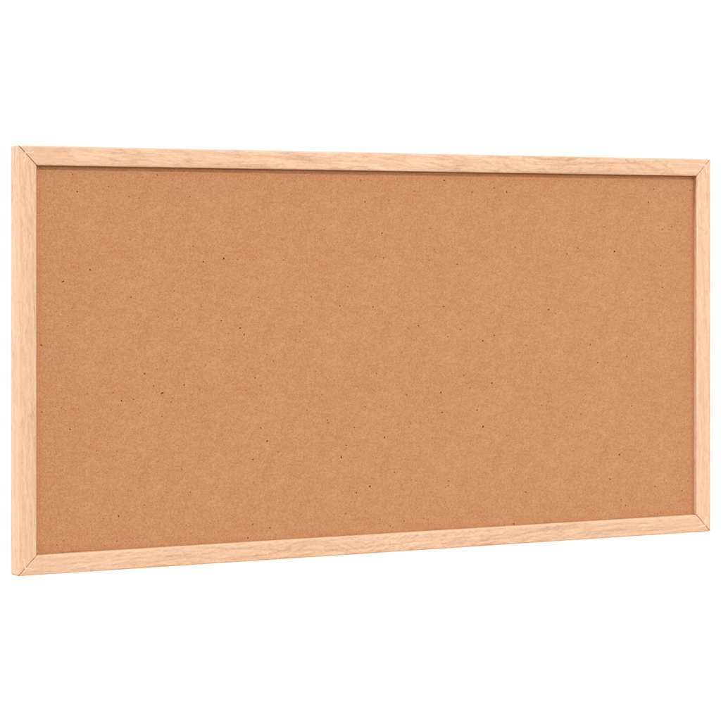 Cork Board with Solid Pine Wood Frame 60x30 cm