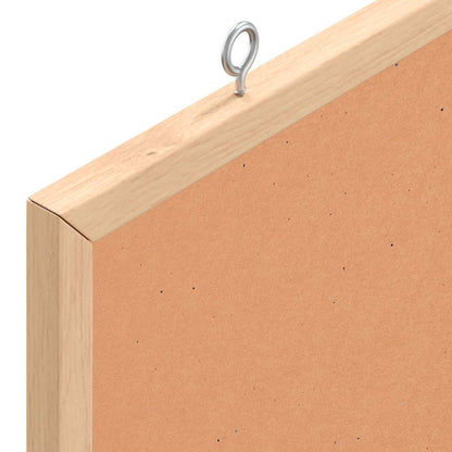 Cork Board with Solid Pine Wood Frame 60x30 cm