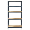 5-Layer Storage Shelf Anthracite Steel&Engineered Wood