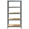 5-Layer Storage Shelf Anthracite Steel&Engineered Wood