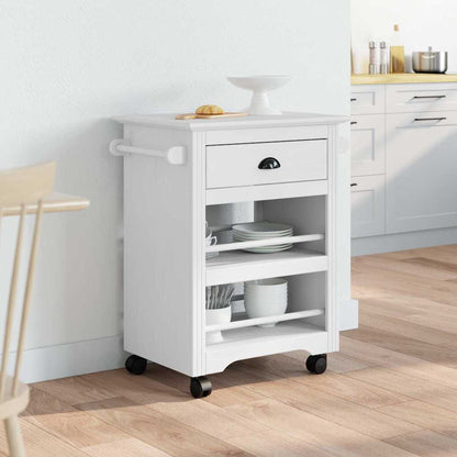Kitchen Trolley BODO White 67.5x45x80 cm