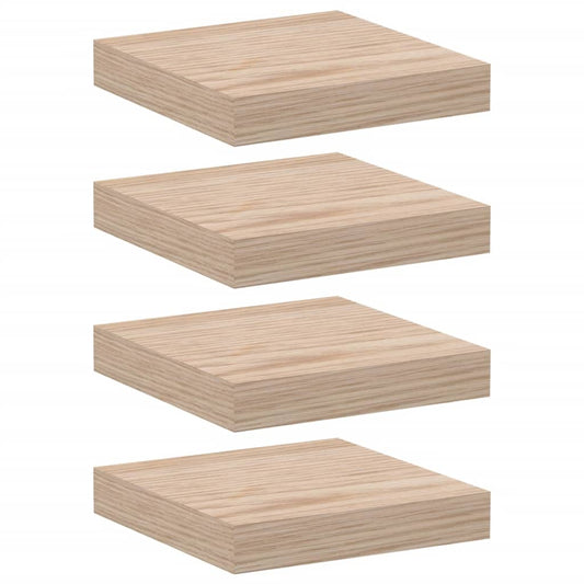 Floating Shelves 4 pcs 23x23.5x4 cm Engineered Wood
