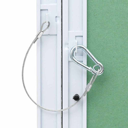 Access Panel Green and Silver 25 x 35 cm