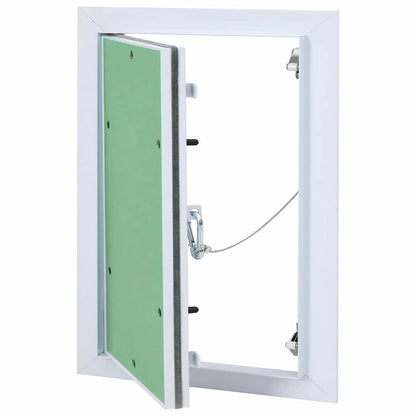 Access Panel Green and Silver 25 x 35 cm