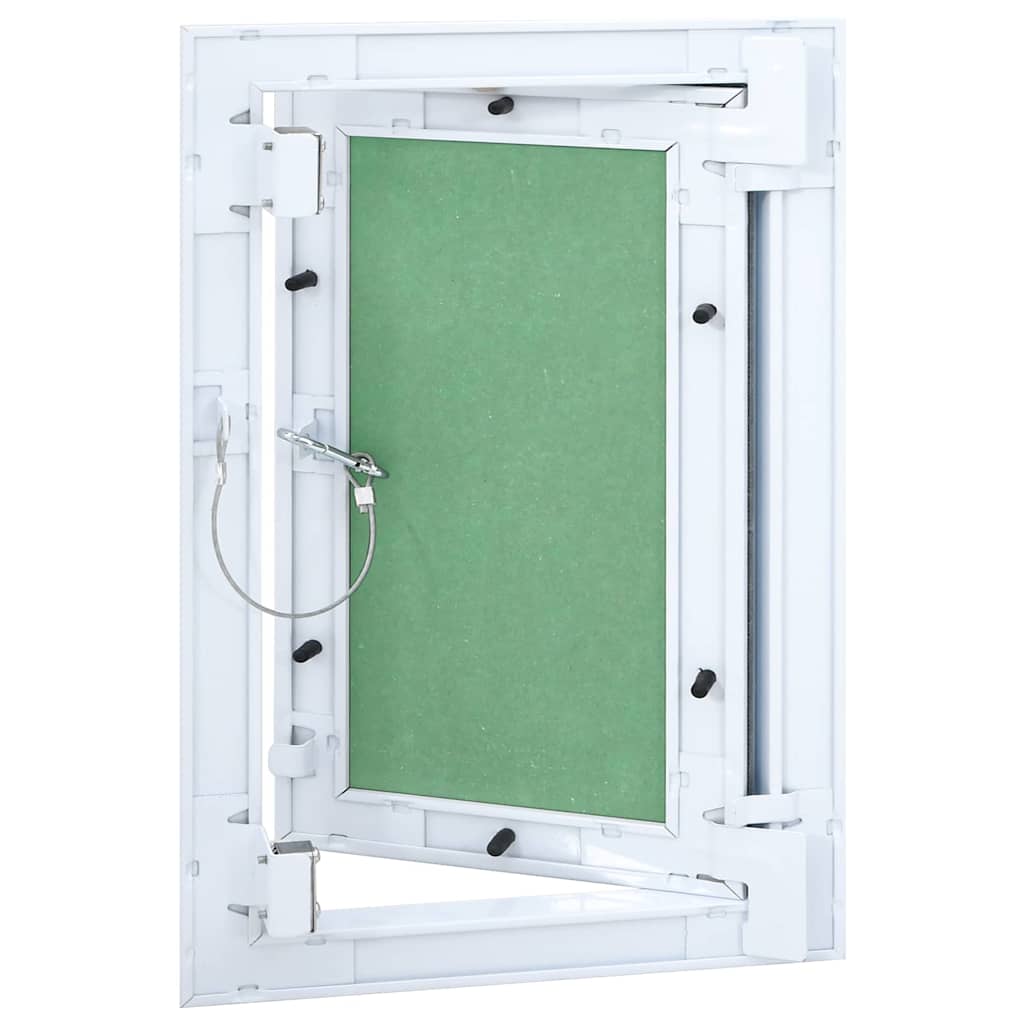 Access Panel Green and Silver 25 x 35 cm