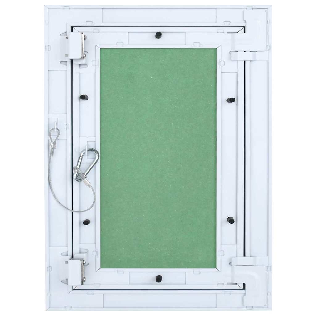 Access Panel Green and Silver 25 x 35 cm