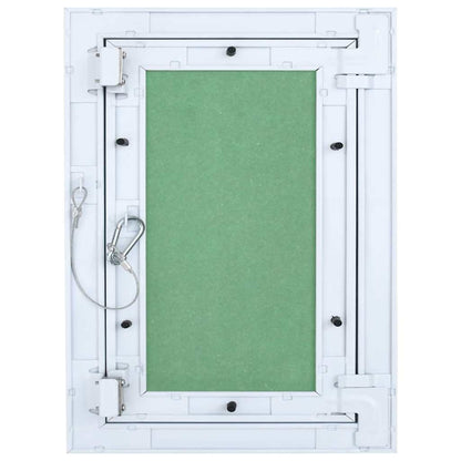 Access Panel Green and Silver 25 x 35 cm
