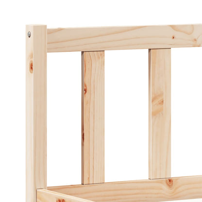 Bed Frame | Natural | Solid Pine Wood | Extra Long | Extra Long