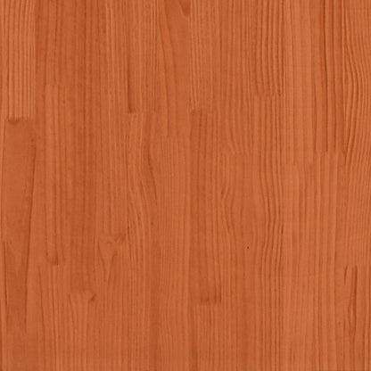 Bed Frame | Wax brown | Solid pine wood | Single | Bed Frame