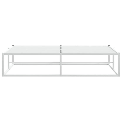 Bed Frame without Mattress White 160x200 cm Metal