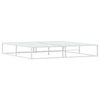 Bed Frame without Mattress White 200x200 cm Metal