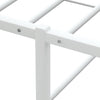 Bed Frame without Mattress White 200x200 cm Metal