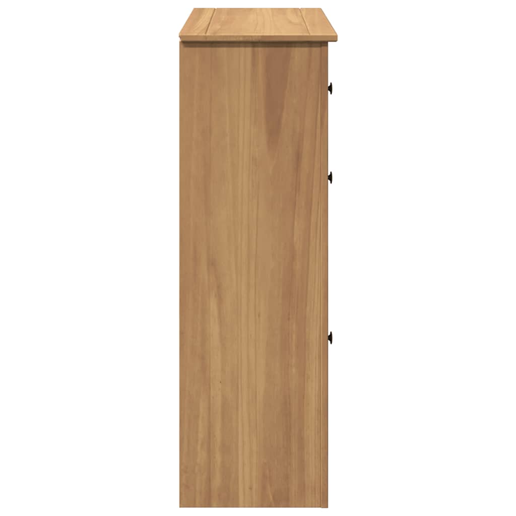 Shoe Cabinet PANAMA 80x35x105 cm Solid Wood Pine