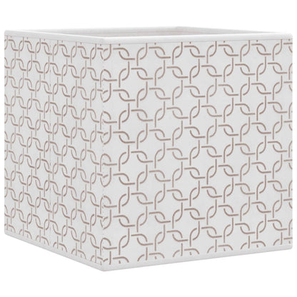 Foldable Storage Boxes 10 pcs Cream 32x32x32 cm Non-woven Fabric