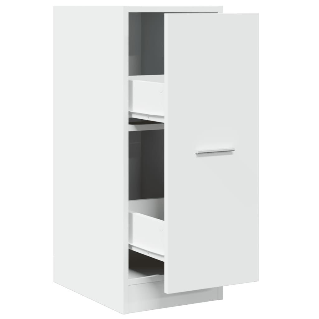 Apothecary Cabinet White 30x41x77,5 cm Engineered Wood
