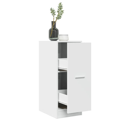 Apothecary Cabinet White 30x41x77,5 cm Engineered Wood